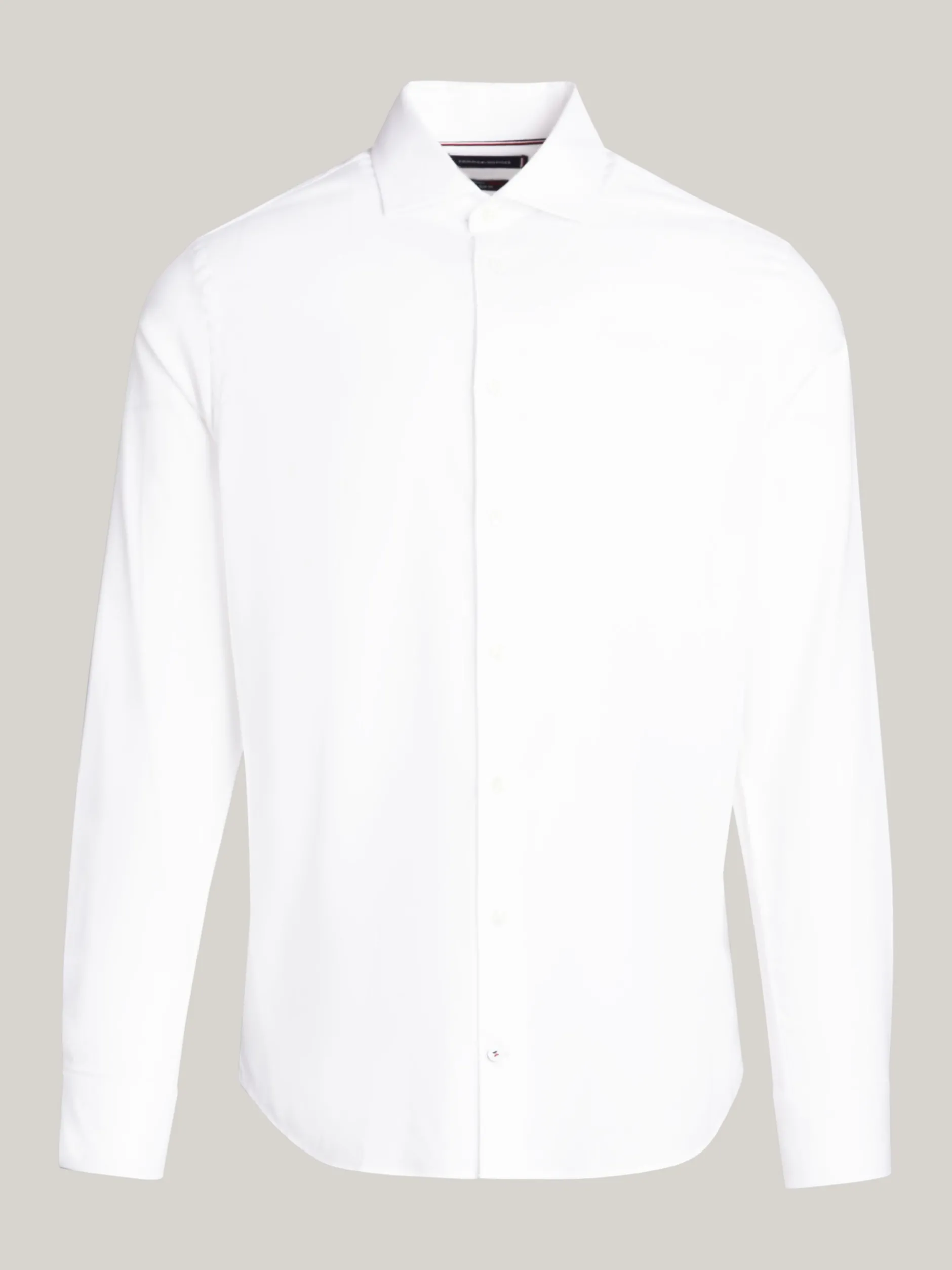 Koszule*Tommy Hilfiger Koszula Smart Casual Z Bawełny Dobby TH OPTIC WHITE