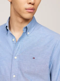 Koszule*Tommy Hilfiger Koszula TH Flex 1985 Collection VIBRANT INDIGO