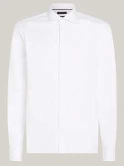Koszule*Tommy Hilfiger Koszula TH Flex W Stylu Swobodnej Elegancji OPTIC WHITE