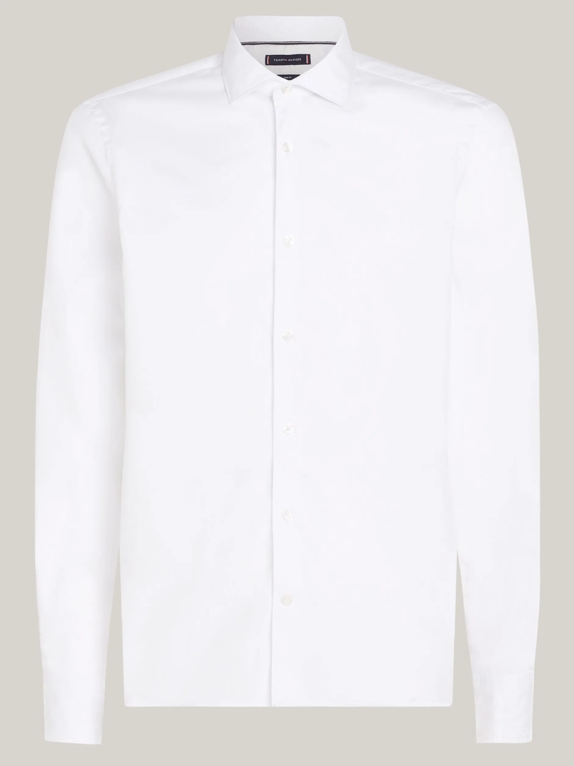 Koszule*Tommy Hilfiger Koszula TH Flex W Stylu Swobodnej Elegancji OPTIC WHITE