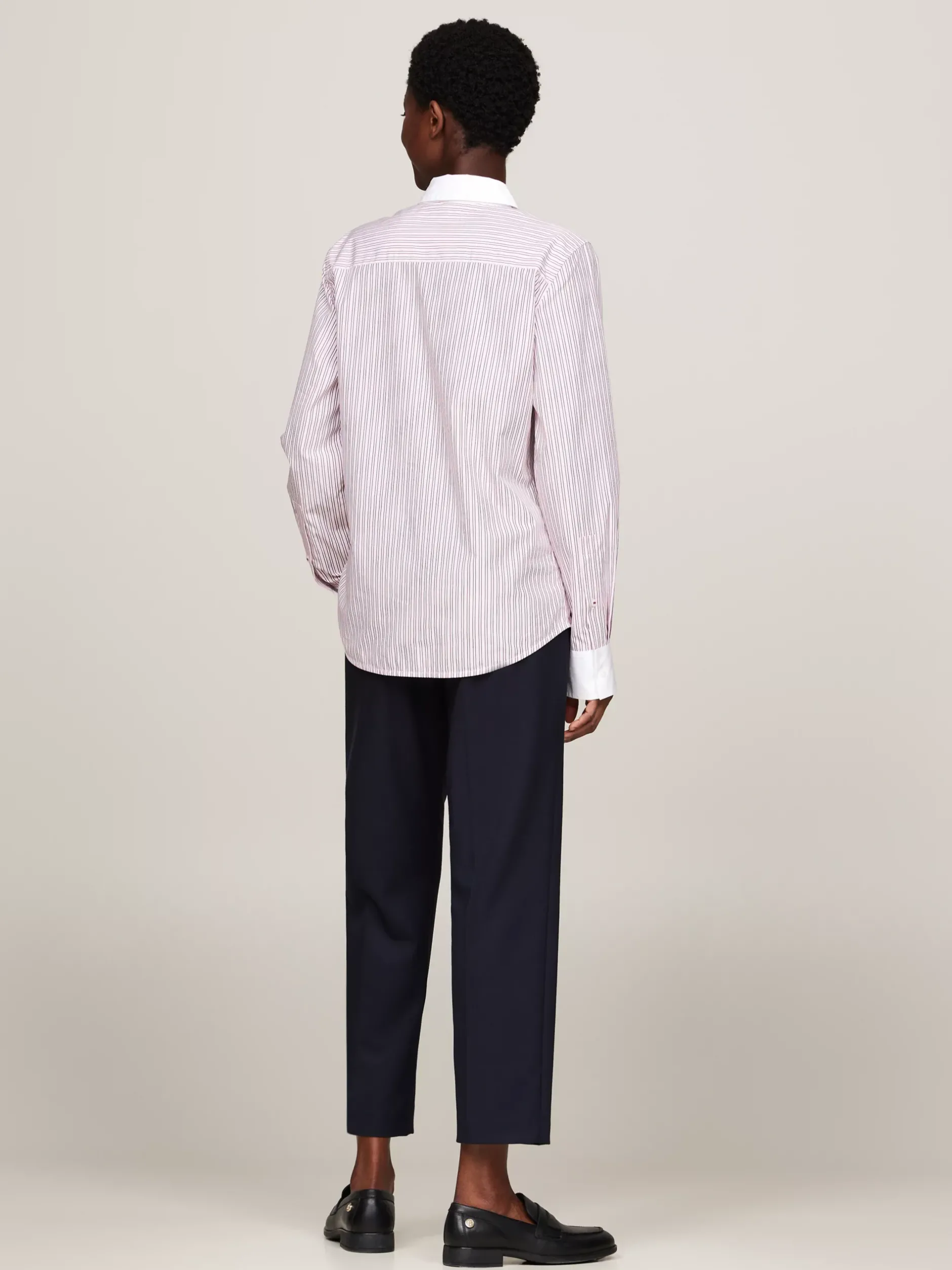 Koszule & Bluzki*Tommy Hilfiger Koszula W Kontrastowe Paski IVY STP/ PINK