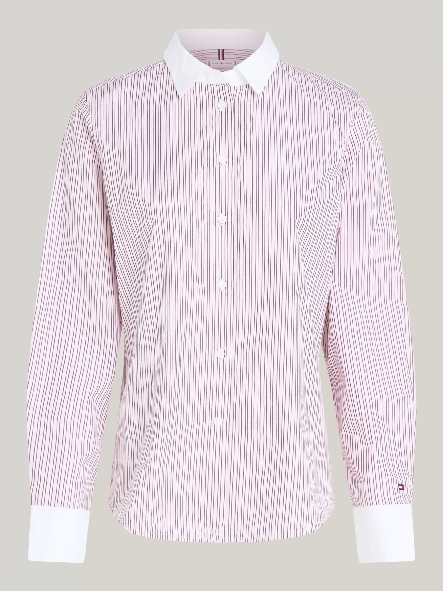 Koszule & Bluzki*Tommy Hilfiger Koszula W Kontrastowe Paski IVY STP/ PINK