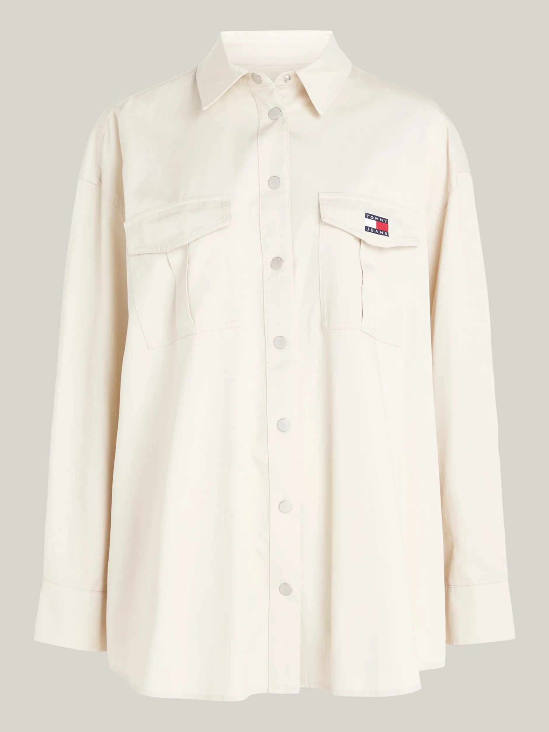 Koszule & Bluzki*Tommy Hilfiger Koszula Wierzchnia Z Kieszeniami Cargo NEWSPRINT