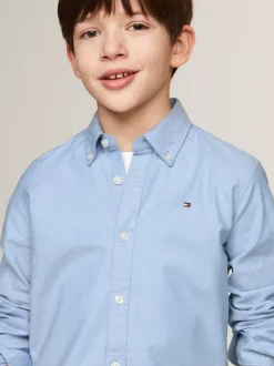 Koszule*Tommy Hilfiger Koszula Z Bawełny Typu Oxford Ze Stretchem CALM BLUE