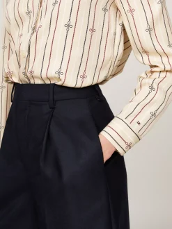 Koszule & Bluzki*Tommy Hilfiger Koszula Z Nadrukiem Z Motywem Liny MULTI ROPE KNOT STP/ COUNTRY IVORY