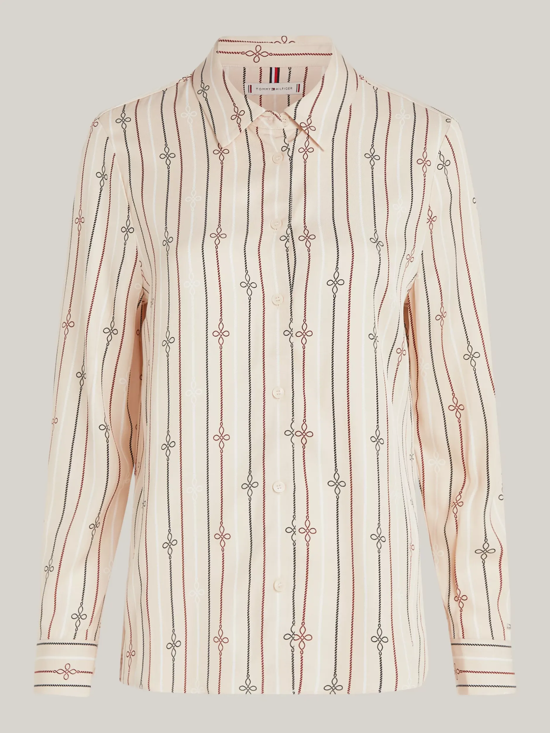 Koszule & Bluzki*Tommy Hilfiger Koszula Z Nadrukiem Z Motywem Liny MULTI ROPE KNOT STP/ COUNTRY IVORY