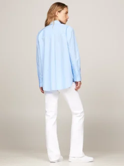 Koszule & Bluzki*Tommy Hilfiger Koszula Z Naszywaną Kieszenią I Flagą VESSEL BLUE