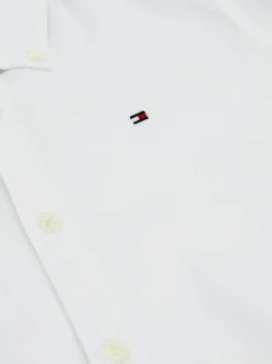 Koszule*Tommy Hilfiger Koszula Z Popeliny Bawełnianej Ze Stretchem WHITE