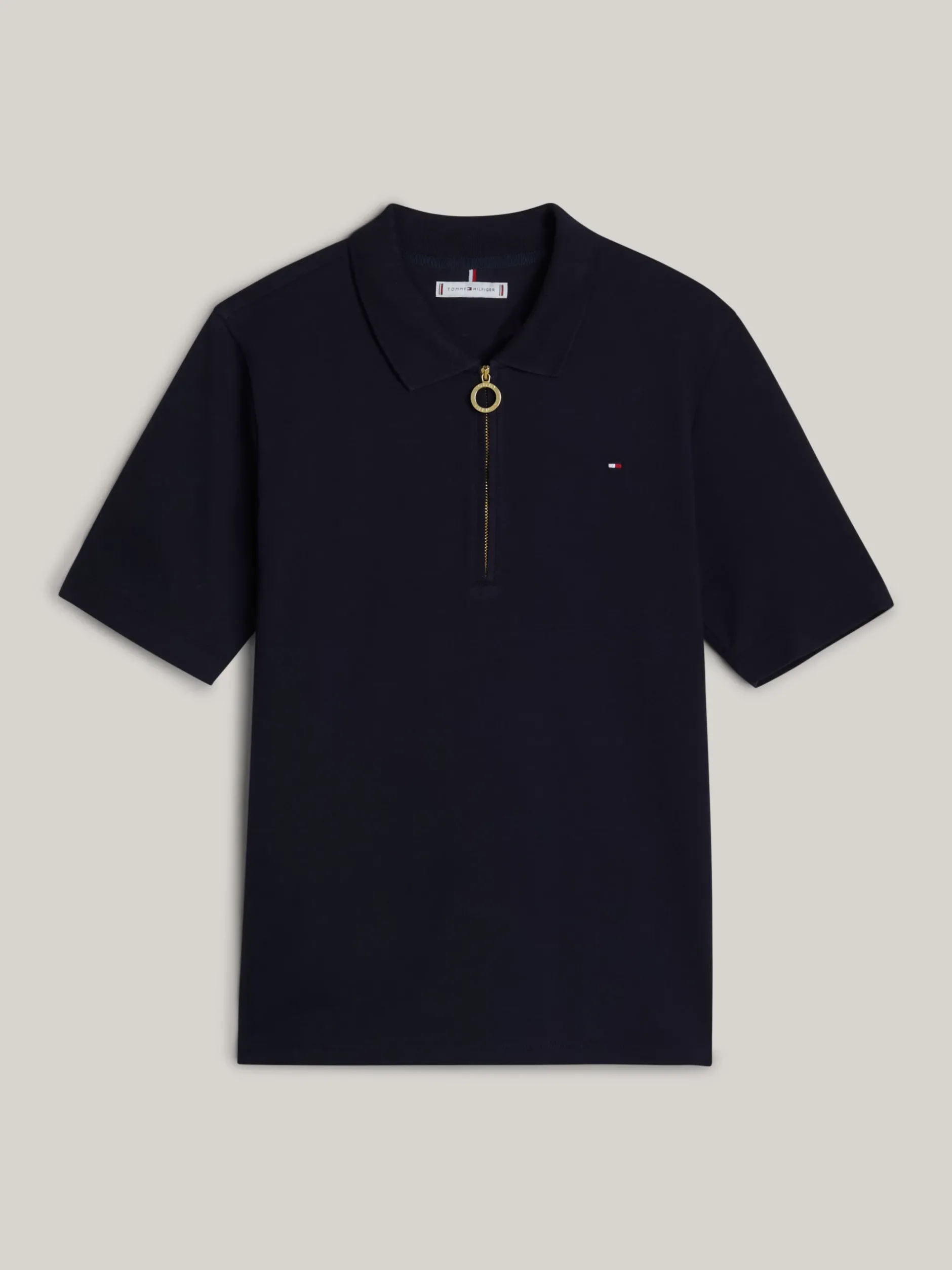 Koszulki Polo*Tommy Hilfiger Koszulka Polo Adaptive Z Haftem DESERT SKY