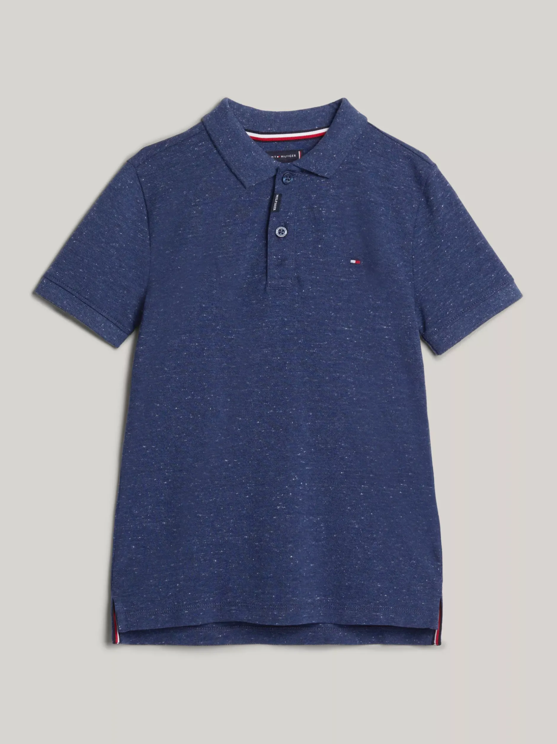 T-Shirty I Koszulki Polo*Tommy Hilfiger Koszulka Polo Hilfiger Monotype AEGEAN SEA HEATHER