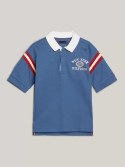 T-Shirty I Koszulki Polo*Tommy Hilfiger Koszulka Polo Hilfiger Monotype AEGEAN SEA