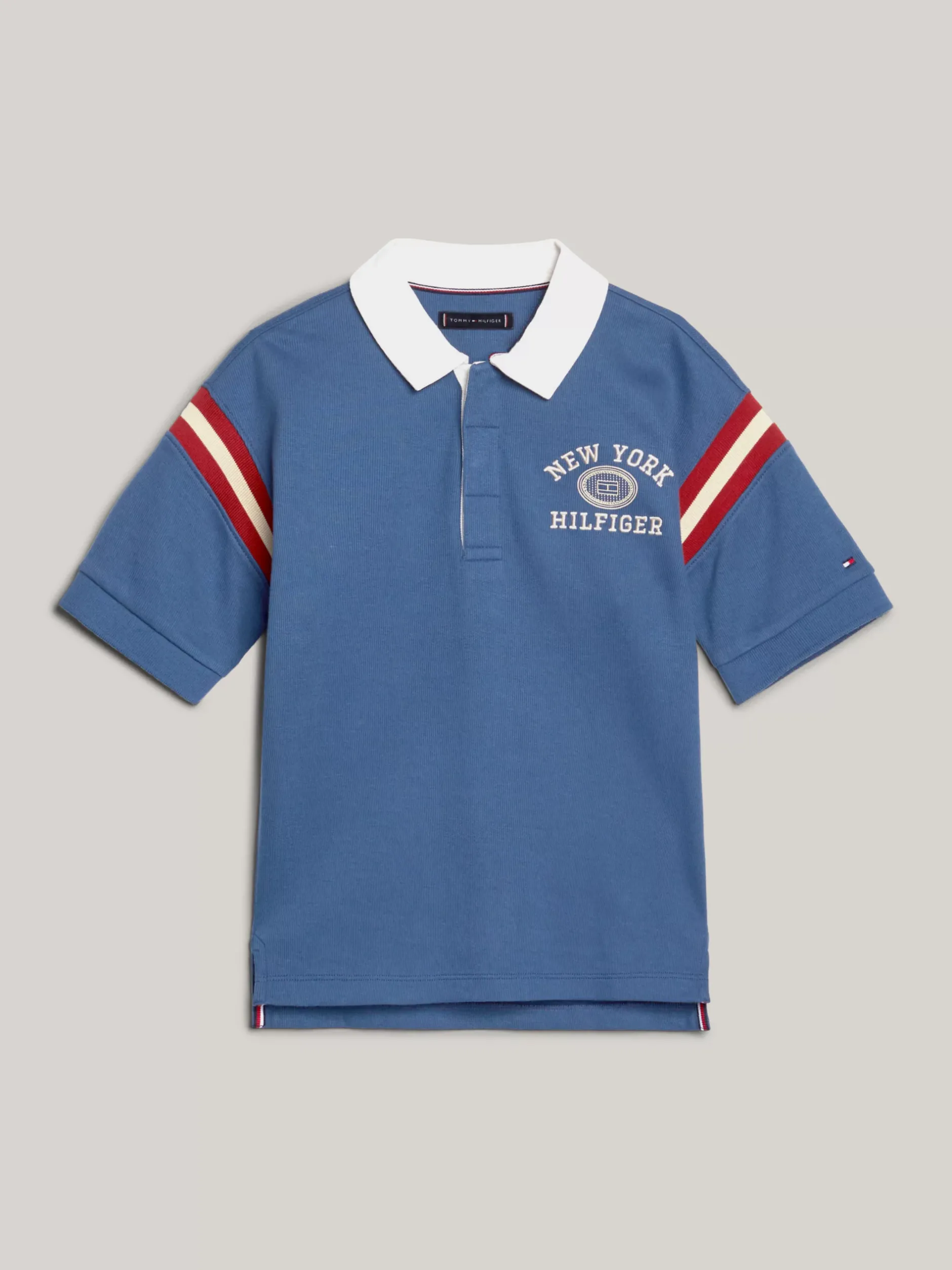 T-Shirty I Koszulki Polo*Tommy Hilfiger Koszulka Polo Hilfiger Monotype AEGEAN SEA