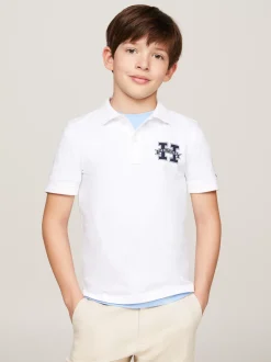 T-Shirty I Koszulki Polo*Tommy Hilfiger Koszulka Polo O Regularnym Kroju WHITE