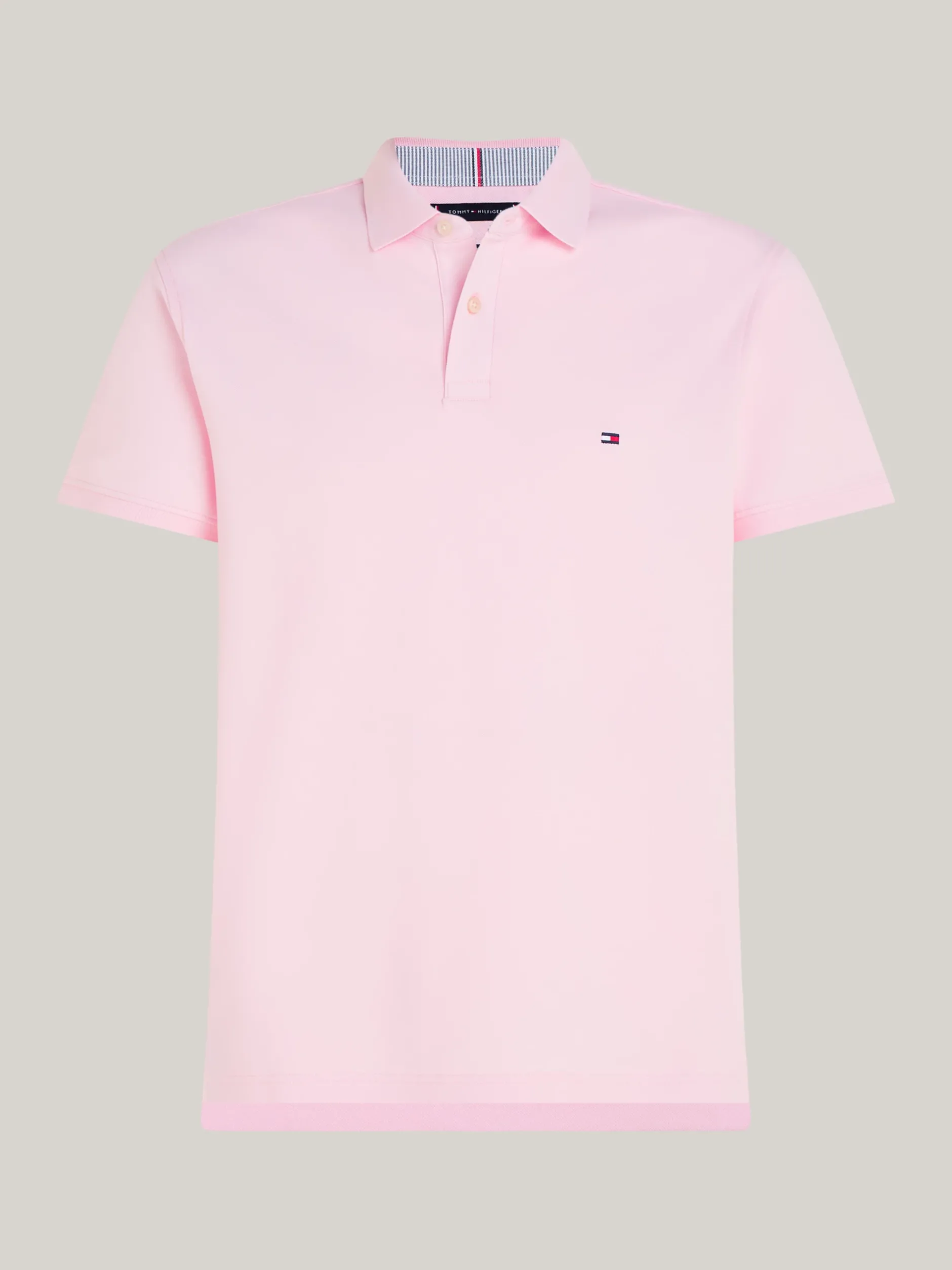 Koszulki Polo*Tommy Hilfiger Koszulka Polo O Regularnym Kroju Z Flagą 1985 Collection LIGHT PINK