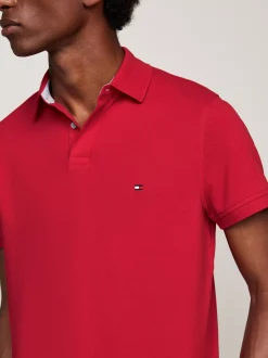 Koszulki Polo*Tommy Hilfiger Koszulka Polo O Regularnym Kroju Z Flagą 1985 Collection PRIMARY RED