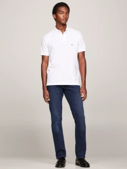 Koszulki Polo*Tommy Hilfiger Koszulka Polo O Regularnym Kroju Z Flagą 1985 Collection WHITE