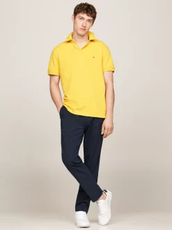 Koszulki Polo*Tommy Hilfiger Koszulka Polo O Regularnym Kroju Z Flagą 1985 Collection PRIMARY YELLOW