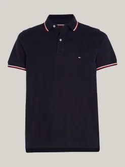 Koszulki Polo*Tommy Hilfiger Koszulka Polo O Wąskim Kroju DESERT SKY