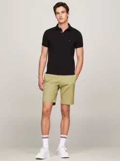 Koszulki Polo*Tommy Hilfiger Koszulka Polo O Wąskim Kroju 1985 Collection BLACK