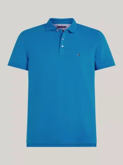 Koszulki Polo*Tommy Hilfiger Koszulka Polo O Wąskim Kroju 1985 Collection VIBRANT INDIGO