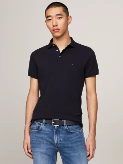 Koszulki Polo*Tommy Hilfiger Koszulka Polo O Wąskim Kroju 1985 Collection DESERT SKY