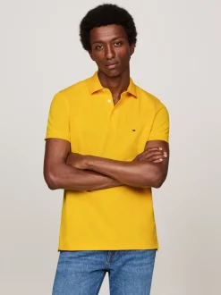 Koszulki Polo*Tommy Hilfiger Koszulka Polo O Wąskim Kroju 1985 Collection PRIMARY YELLOW