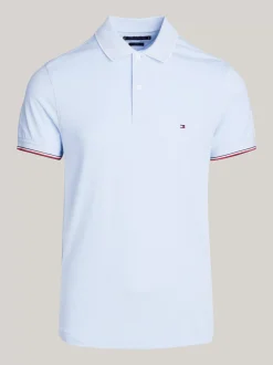 Koszulki Polo*Tommy Hilfiger Koszulka Polo O Wąskim Kroju VESSEL BLUE