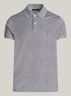 Koszulki Polo*Tommy Hilfiger Koszulka Polo O Wąskim Kroju DESERT SKY