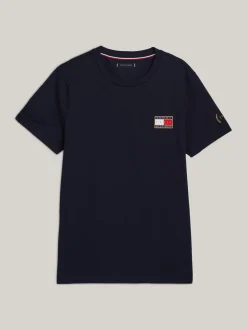 Koszulki Polo*Tommy Hilfiger Koszulka Polo Paris 1985 Collection DESERT SKY