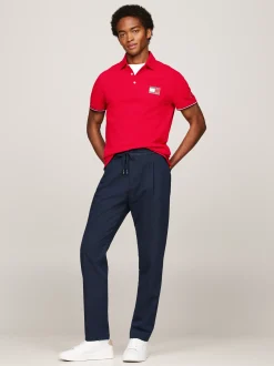 Koszulki Polo*Tommy Hilfiger Koszulka Polo Paris 1985 Collection PRIMARY RED