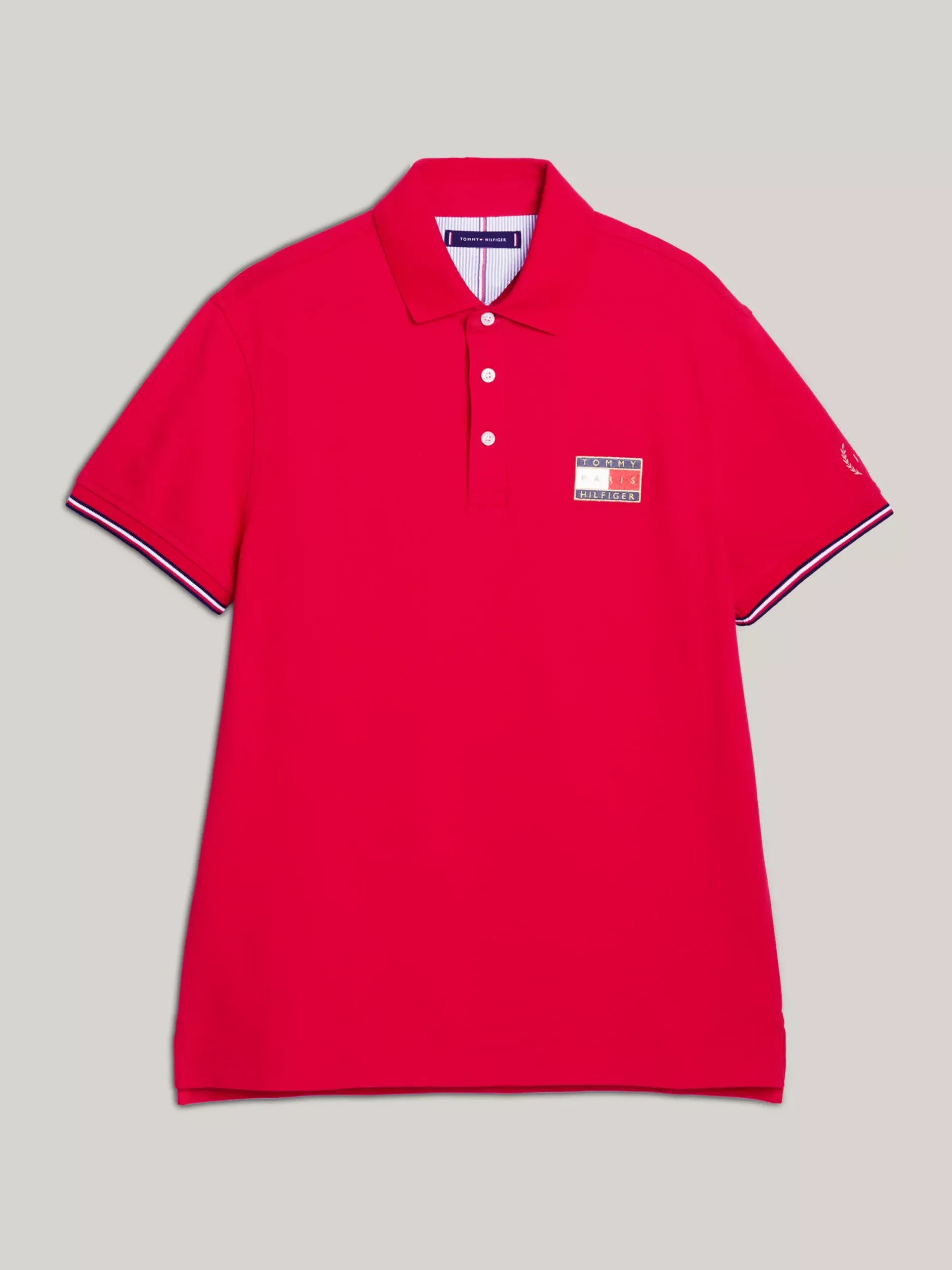 Koszulki Polo*Tommy Hilfiger Koszulka Polo Paris 1985 Collection PRIMARY RED