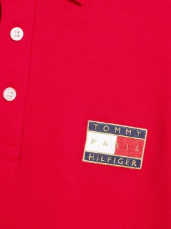 Koszulki Polo*Tommy Hilfiger Koszulka Polo Paris 1985 Collection PRIMARY RED