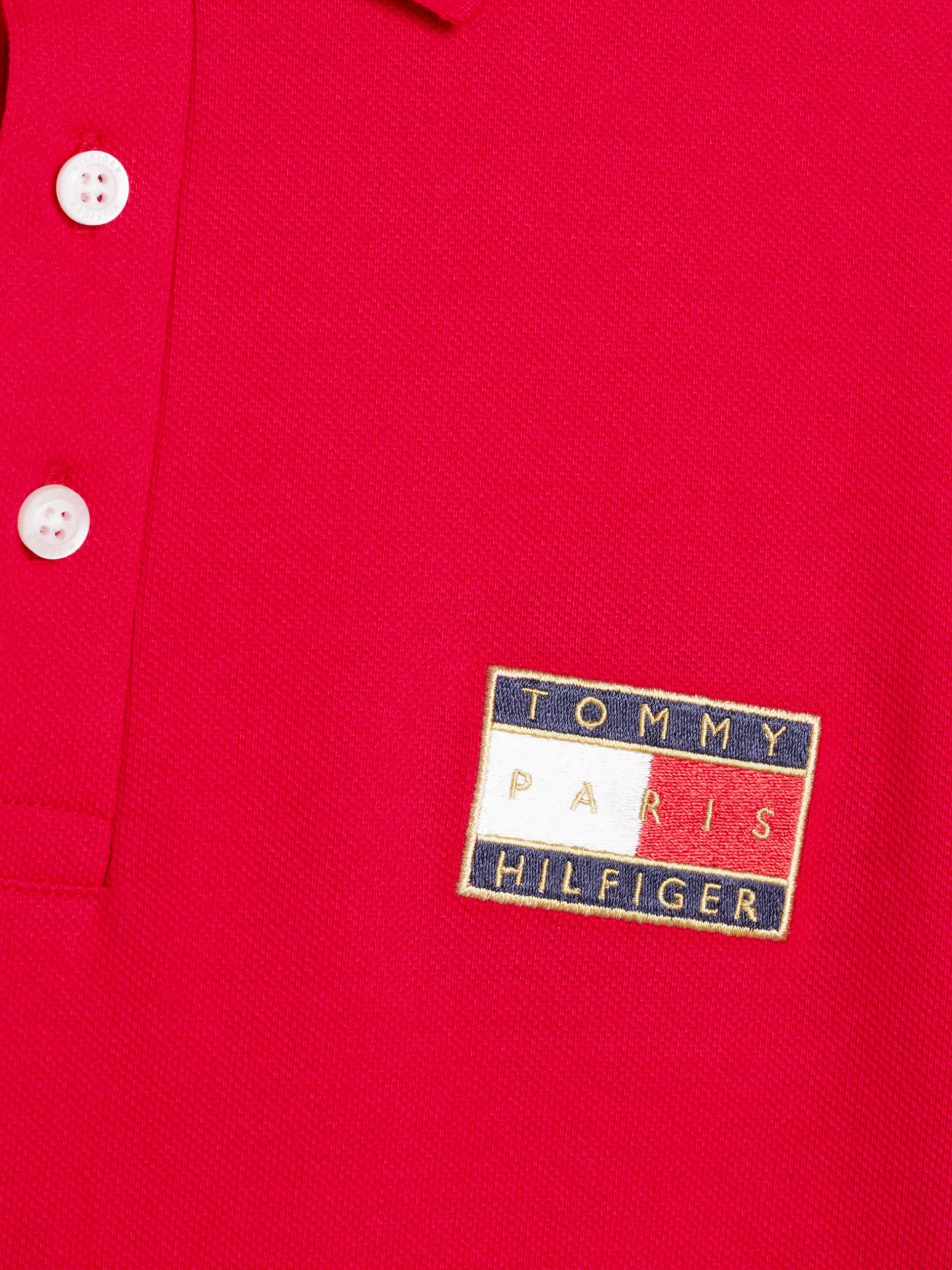 Koszulki Polo*Tommy Hilfiger Koszulka Polo Paris 1985 Collection PRIMARY RED