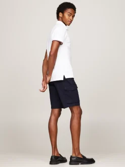 Koszulki Polo*Tommy Hilfiger Koszulka Polo Paris 1985 Collection WHITE