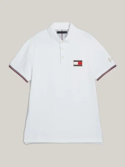 Koszulki Polo*Tommy Hilfiger Koszulka Polo Paris 1985 Collection WHITE