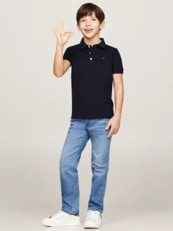 T-Shirty I Koszulki Polo*Tommy Hilfiger Koszulka Polo Z Bawełny SKY CAPTAIN