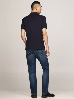 Koszulki Polo*Tommy Hilfiger Koszulka Polo Z Dzianiny Interlock DESERT SKY