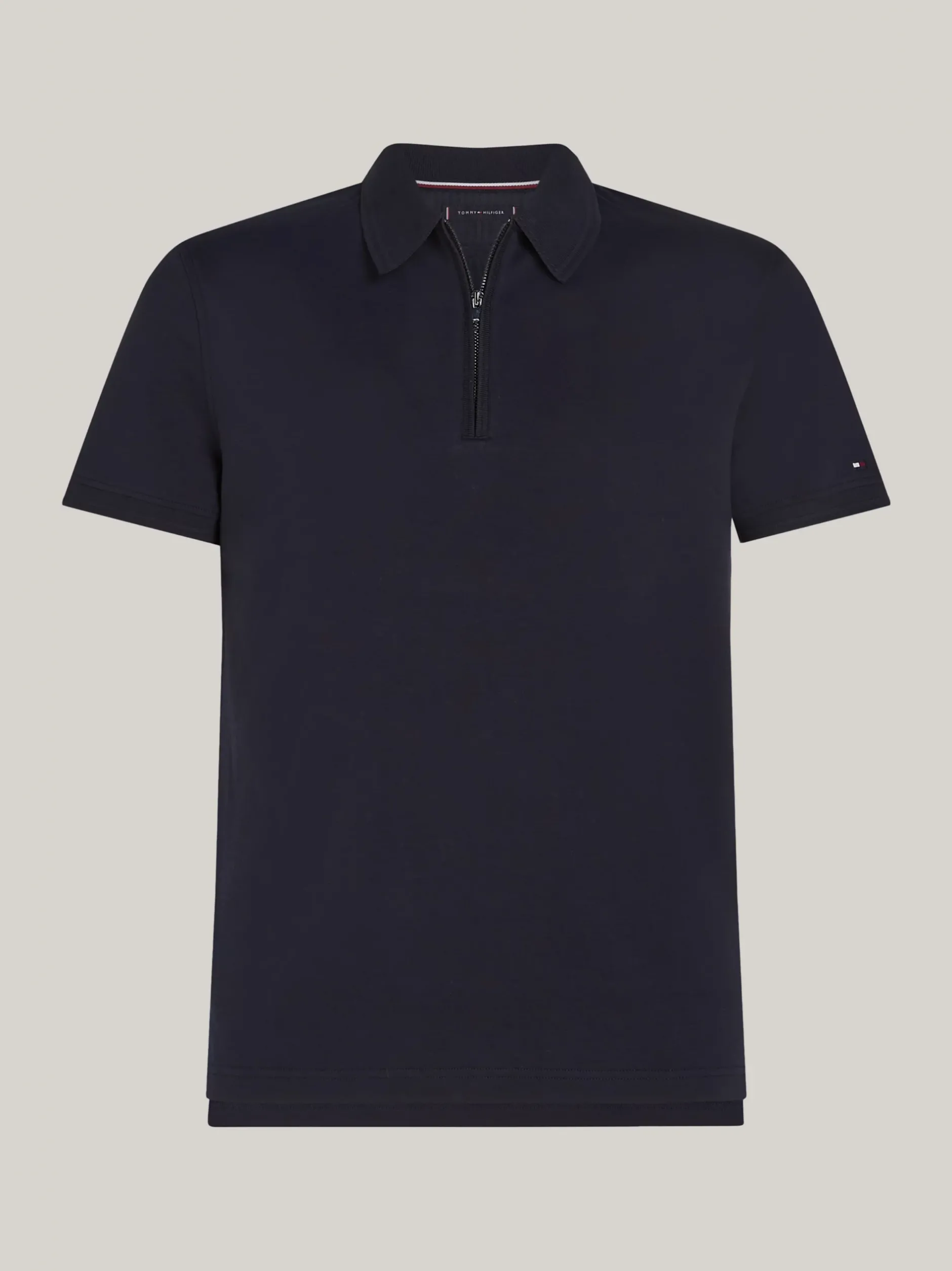 Koszulki Polo*Tommy Hilfiger Koszulka Polo Z Dzianiny Interlock DESERT SKY