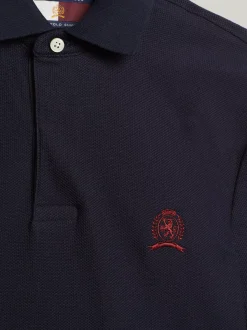 Koszulki Polo*Tommy Hilfiger Koszulka Polo Z Haftowanym Emblematem DESERT SKY