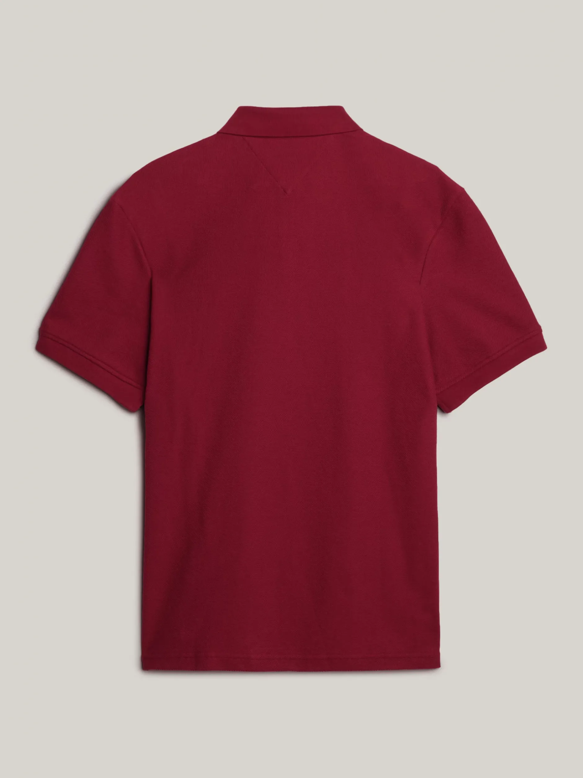 Koszulki Polo*Tommy Hilfiger Koszulka Polo Z Haftowanym Emblematem ROUGE