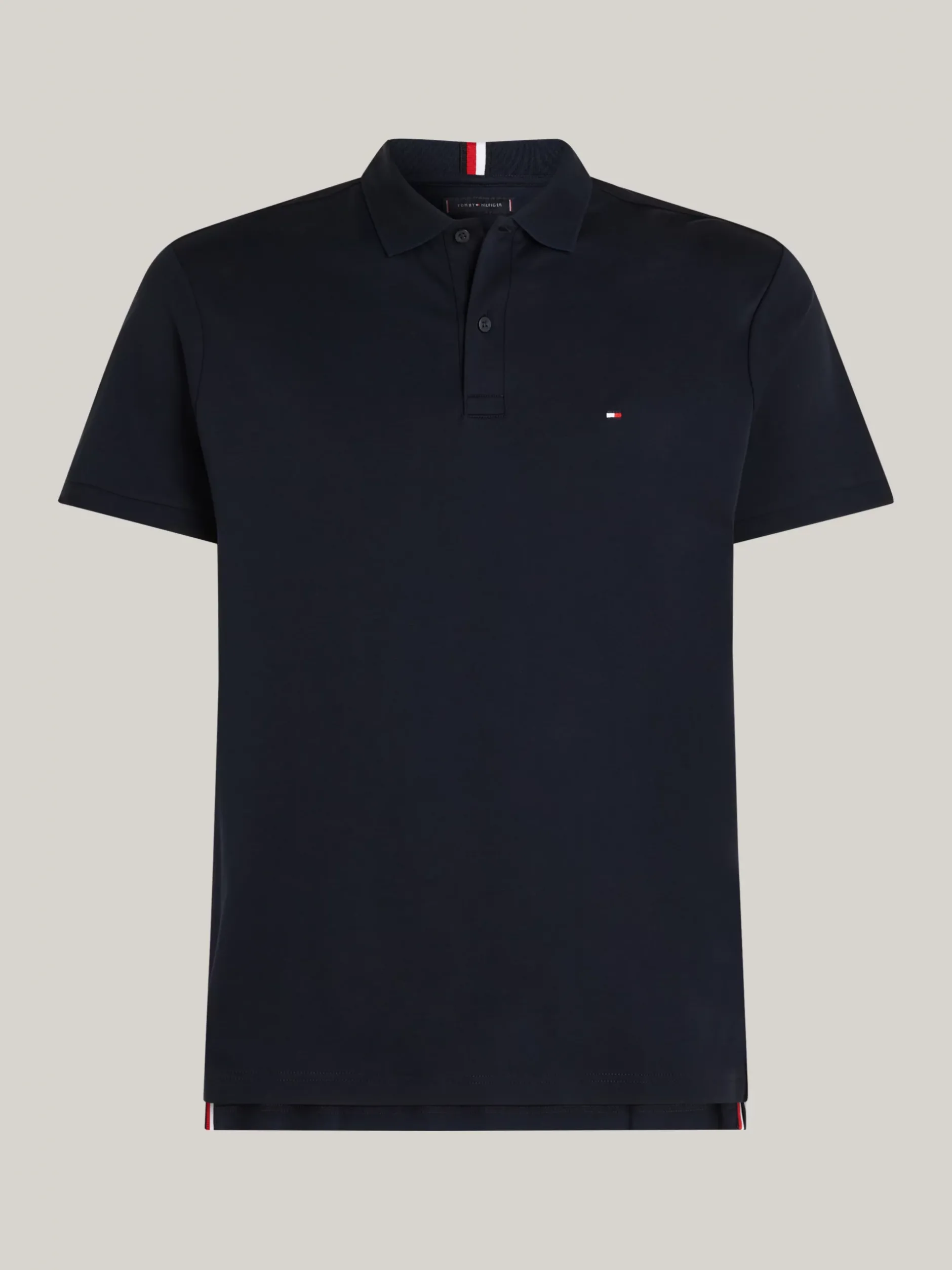 Koszulki Polo*Tommy Hilfiger Koszulka Polo Z Wyszywanym Logo DESERT SKY
