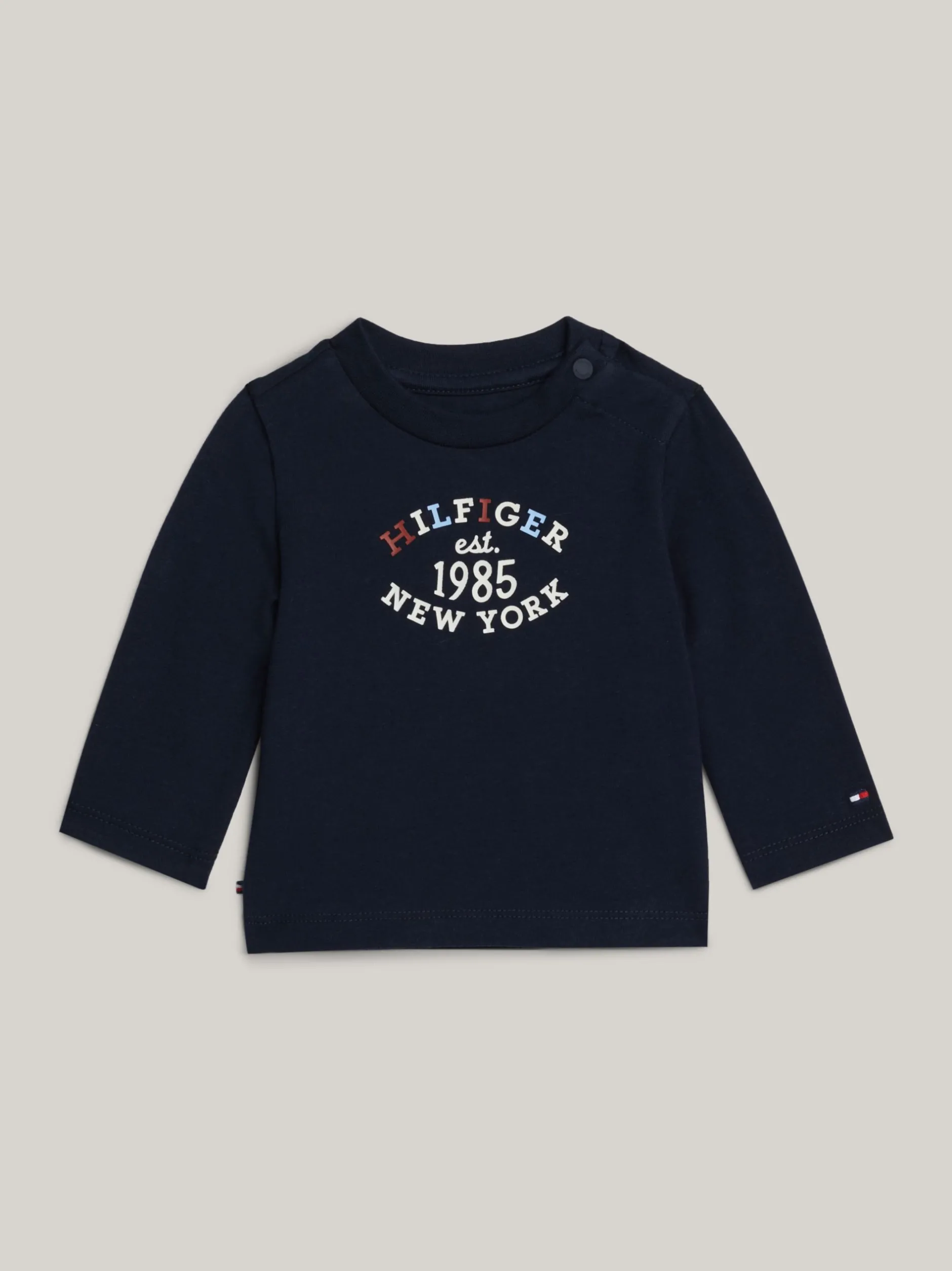 Dziewczynki|Chłopcy*Tommy Hilfiger Koszulka Z Długim Rękawem Z Logo Hilfiger DESERT SKY
