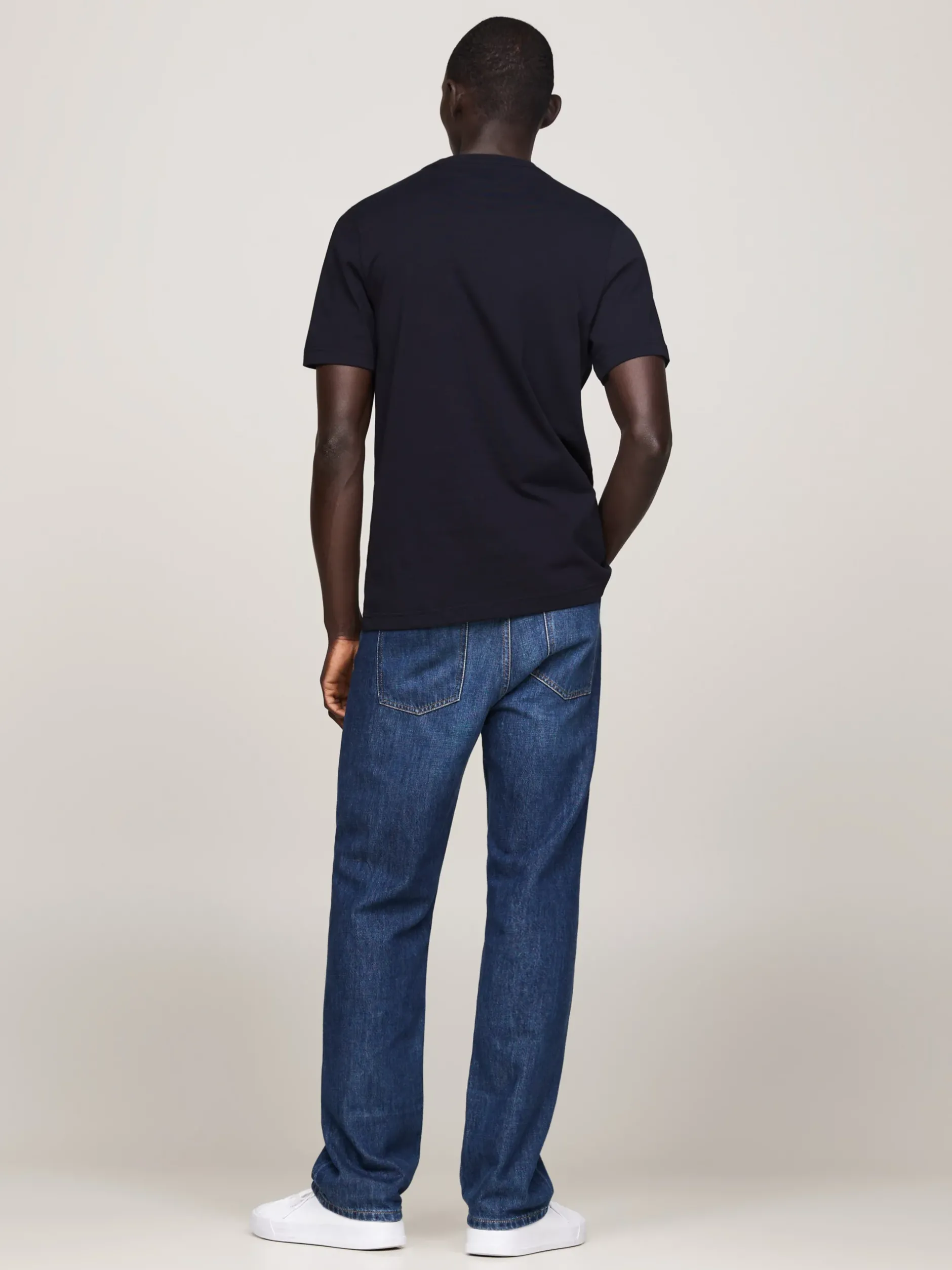 T-Shirty*Tommy Hilfiger Koszulka Z Haftowanym Emblematem DESERT SKY