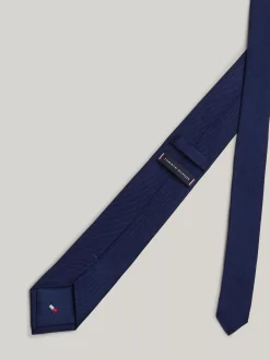 Krawaty & Poszetki*Tommy Hilfiger Krawat Z Jedwabnej Tkaniny DESERT SKY