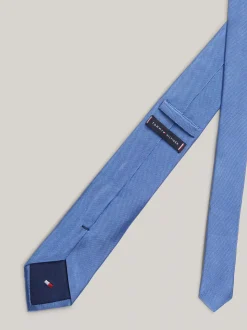 Krawaty & Poszetki*Tommy Hilfiger Krawat Z Jedwabnej Tkaniny CUSTOM COLOR CLASSIC BLUE