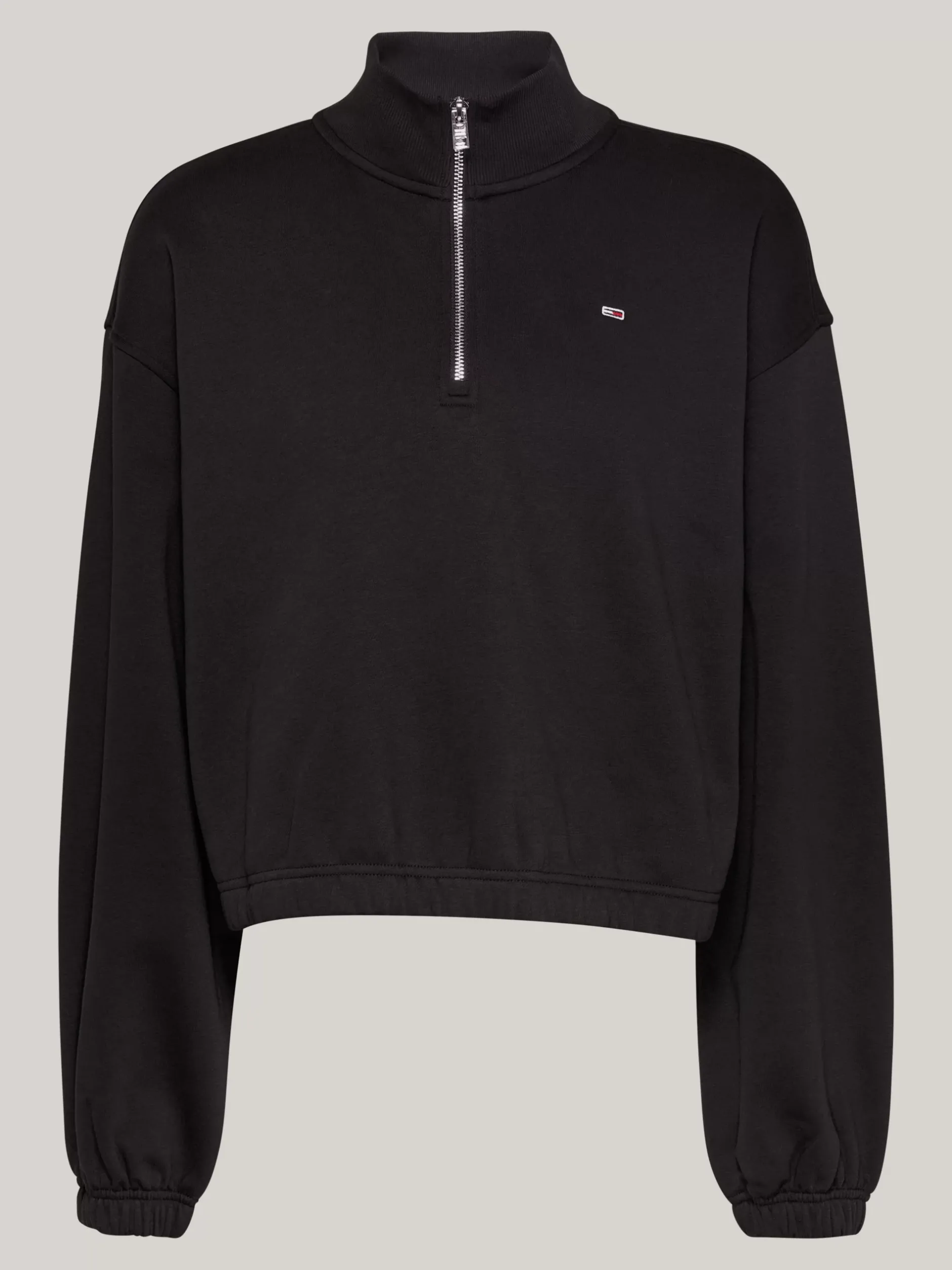 Bluzy Dresowe & Z Kapturem*Tommy Hilfiger Krótka Bluza Z Kapturem BLACK