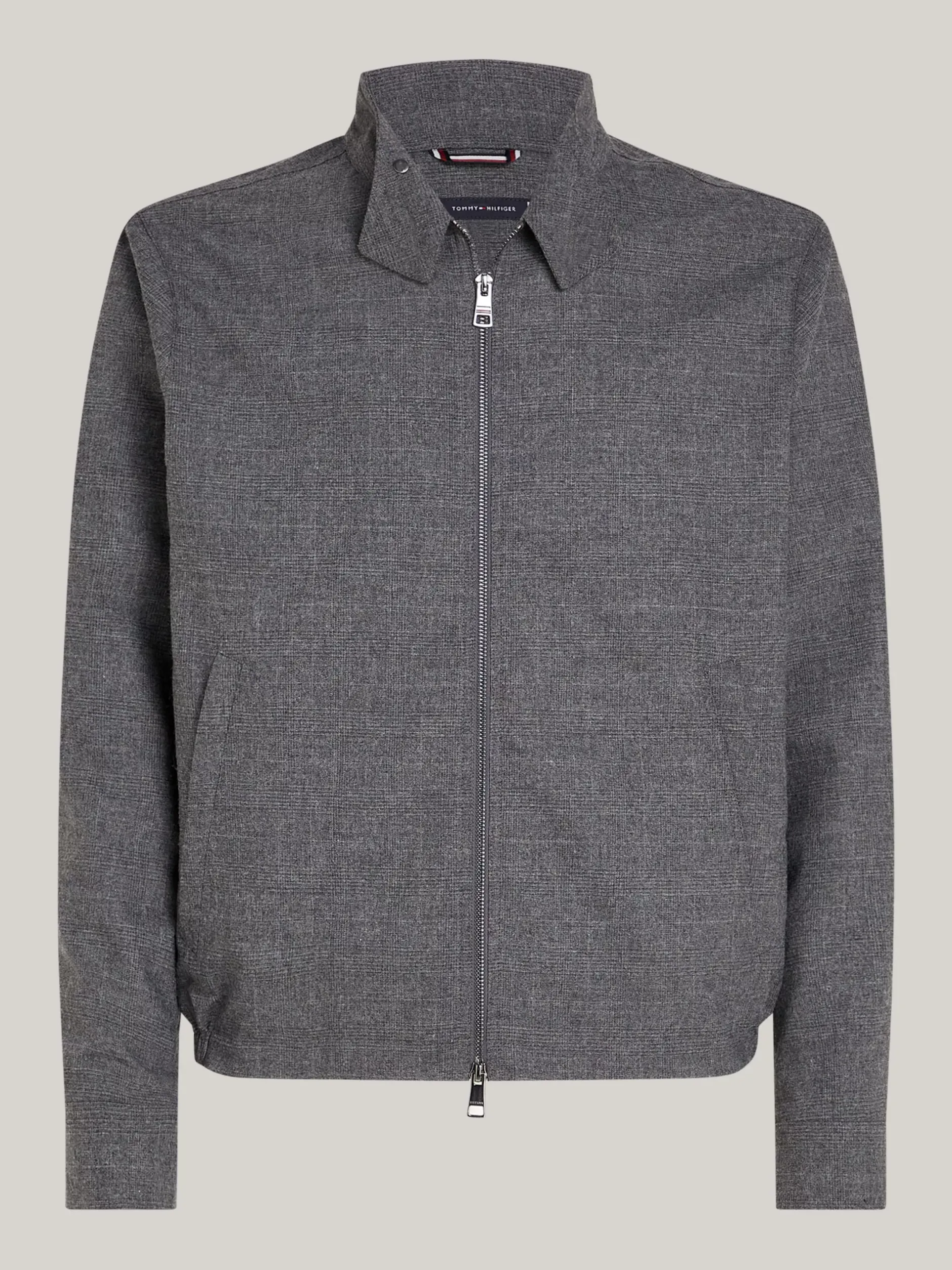 Bomberki|Kurtki & Płaszcze*Tommy Hilfiger Kurtka Harrington W Kratę Księcia Walii MEDIUM GREY HEATHER