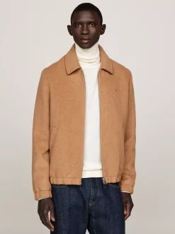 Kurtki & Płaszcze*Tommy Hilfiger Kurtka Ivy Z Mieszanki Wełny SAFARI CANVAS