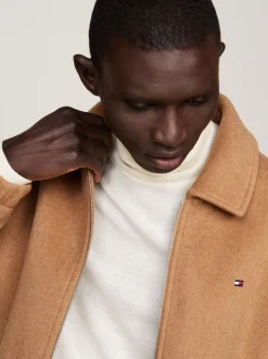 Kurtki & Płaszcze*Tommy Hilfiger Kurtka Ivy Z Mieszanki Wełny SAFARI CANVAS
