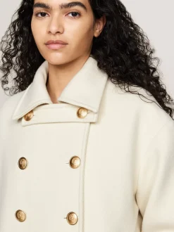 Kurtki & Płaszcze|Wełniane Płaszcze*Tommy Hilfiger Kurtka Typu Bosmanka IVORY